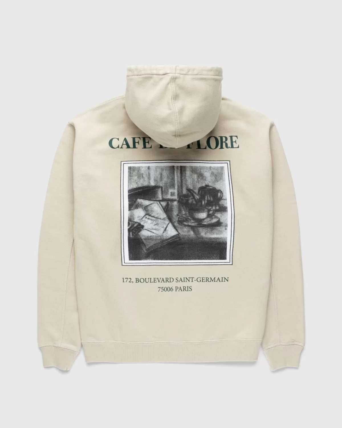 Männer Café de Flore Cafe De Flore X Highsnobiety Hoodie Eggshell