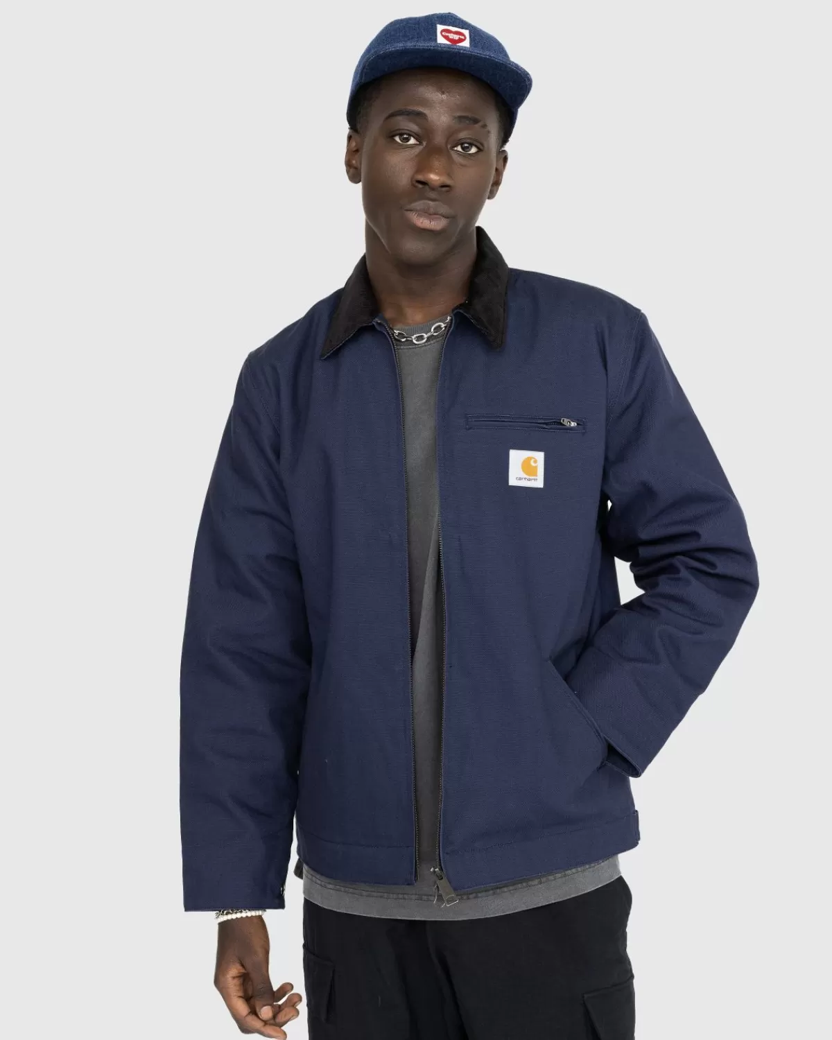 Detroit Jacke Blau/Schwarz>Carhartt WIP Cheap