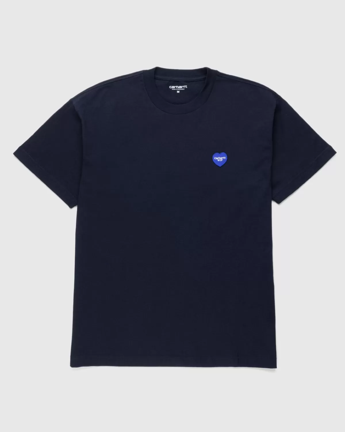 Männer Carhartt WIP S/S Heart Patch T Shirt Blau