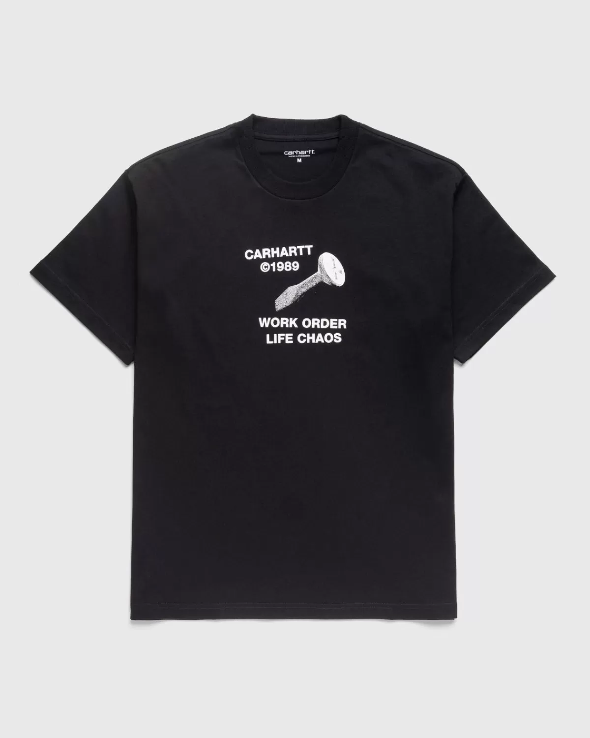 Männer Carhartt WIP S/S Strange Screw T Shirt Schwarz