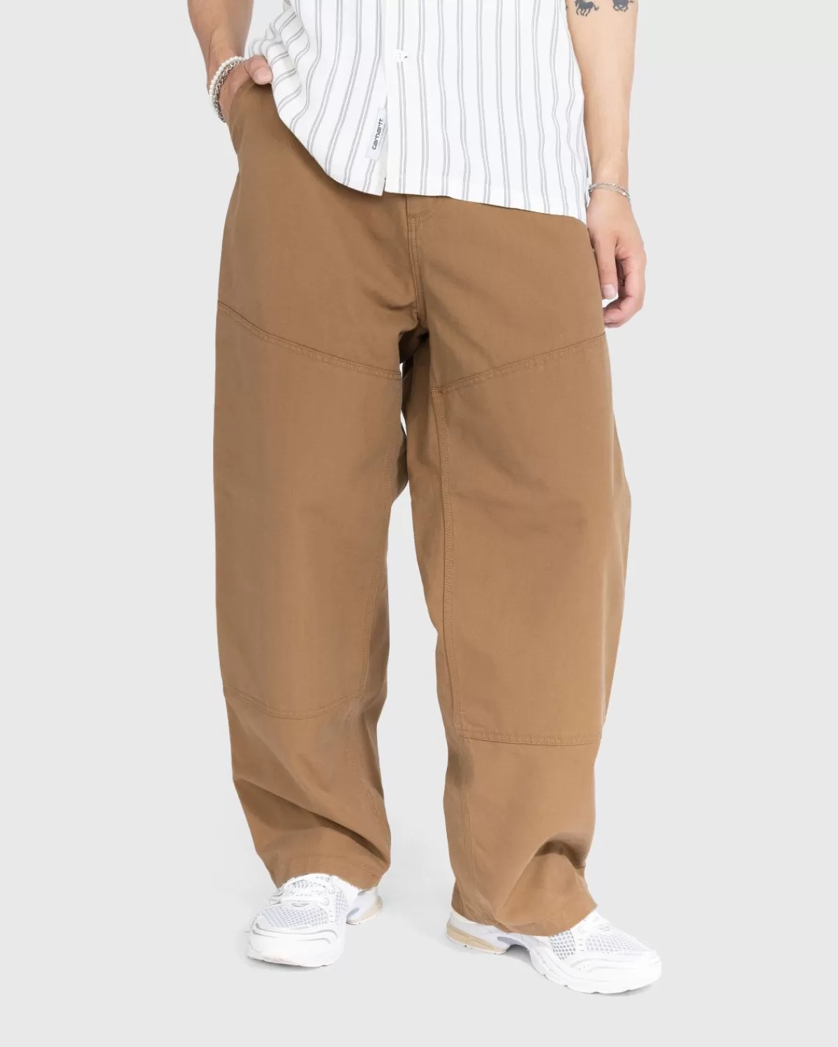 Wide Panel Pant Rinsed Hamilton Brown>Carhartt WIP Clearance