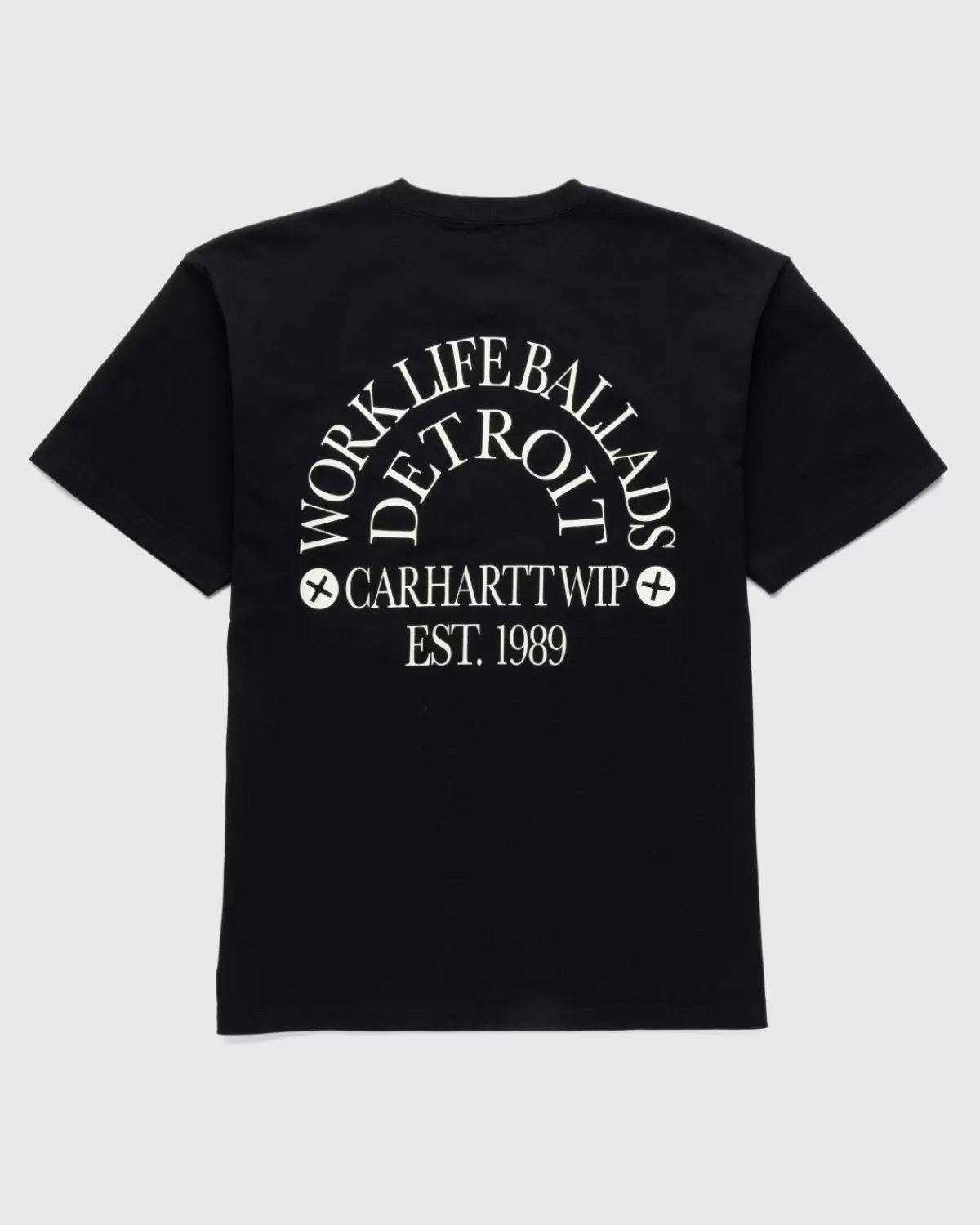 Männer Carhartt WIP Work Varsity T-Shirt Schwarz/Wachs