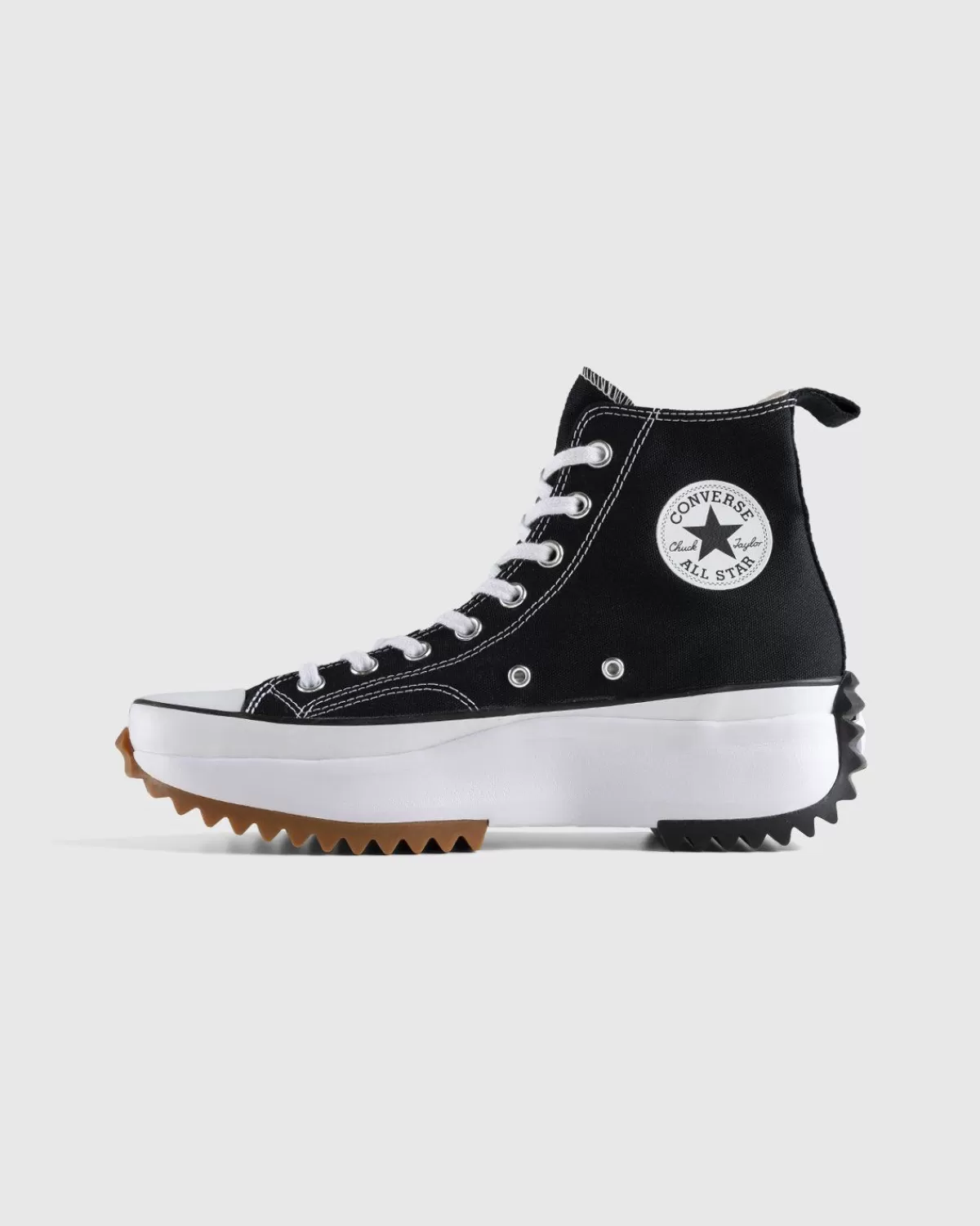 Männer Converse Runstar Hike High Platform Black White Gum