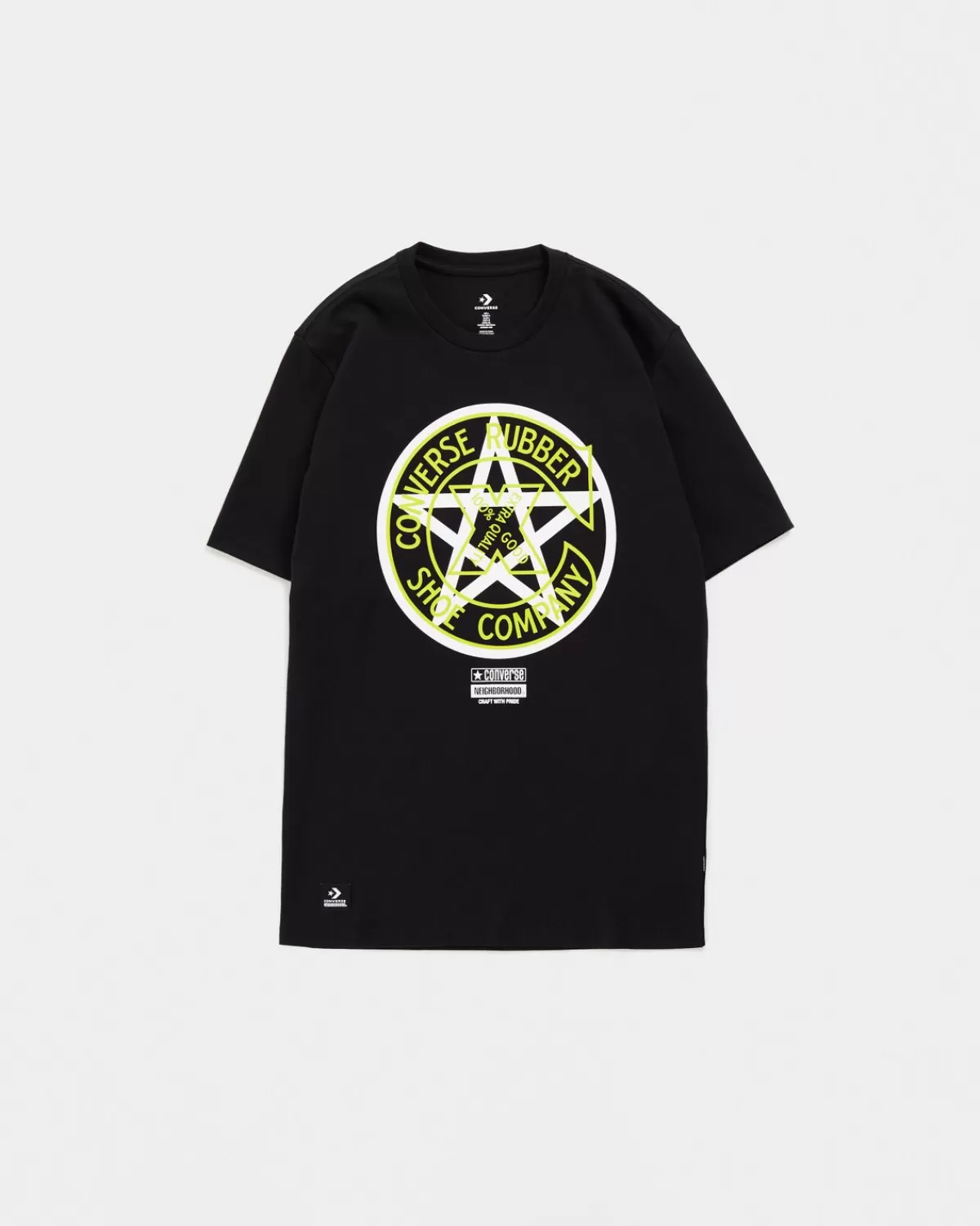 Männer Converse X Nbhd Schwarzes T-Shirt