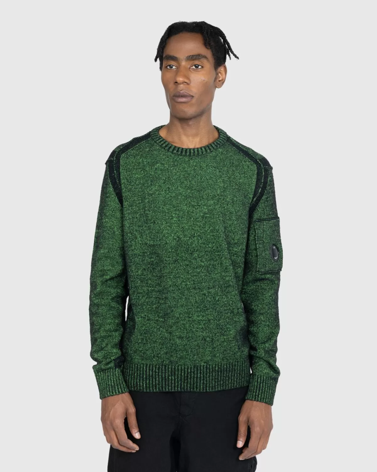 Cp Company Fleece-Strickpullover Classic Green>C.P. Company Store