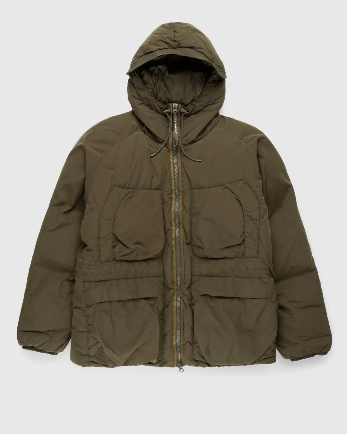 Cp Company Gepolsterte Kapuzenjacke Ivy Green>C.P. Company Outlet