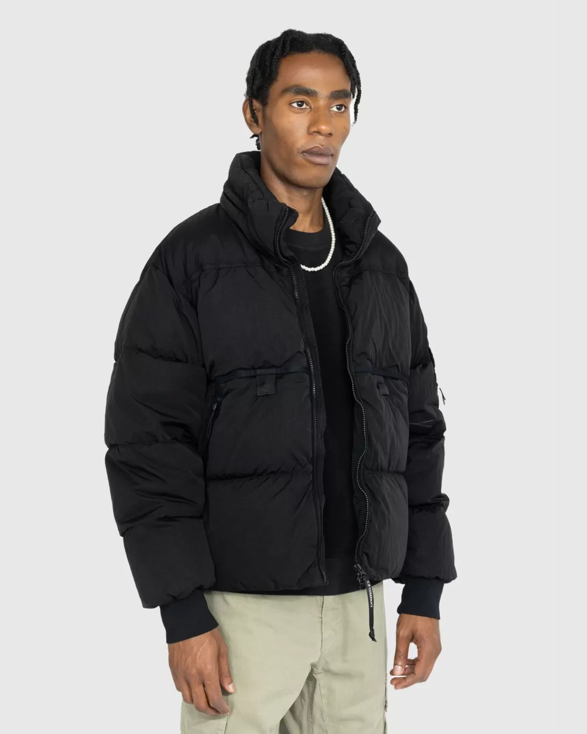 Cp Company Gesteppte Nylonjacke Schwarz>C.P. Company Online