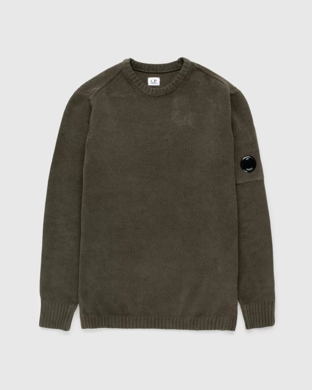 Cp Company Gestrickter Baumwollpullover Olive Night>C.P. Company Flash Sale