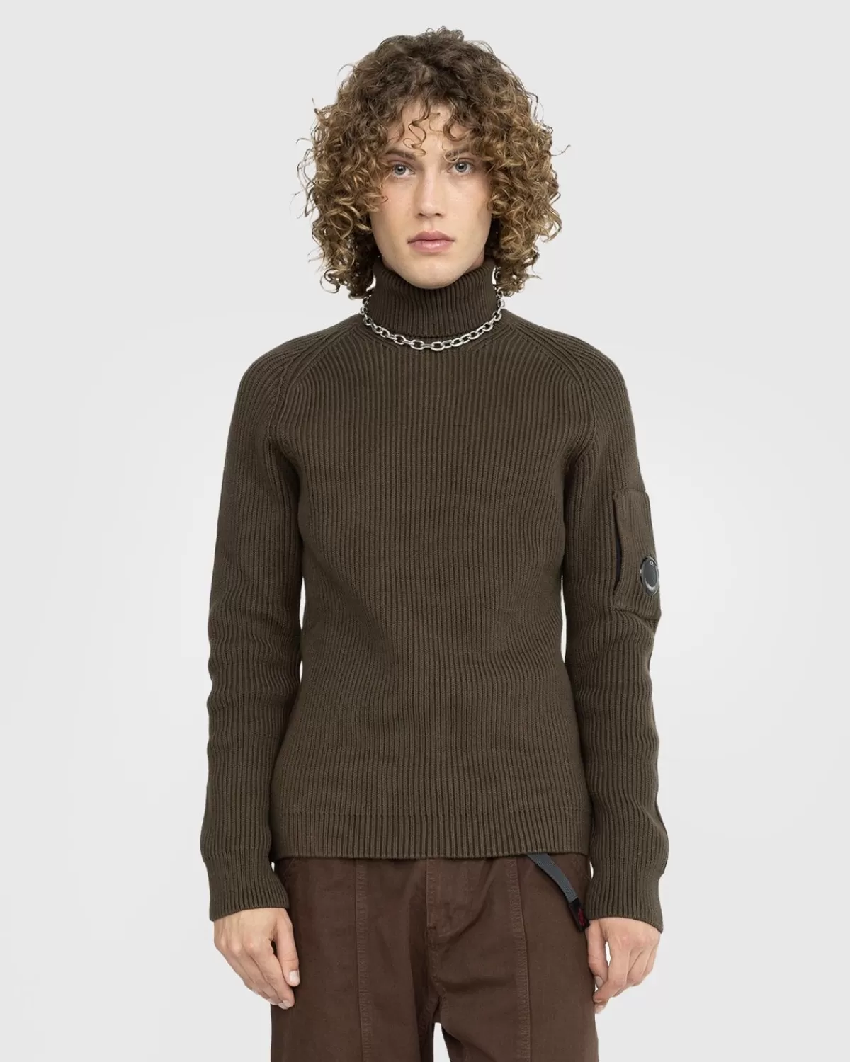 Cp Company Gestrickter Fischerpullover Ivy Green>C.P. Company Shop