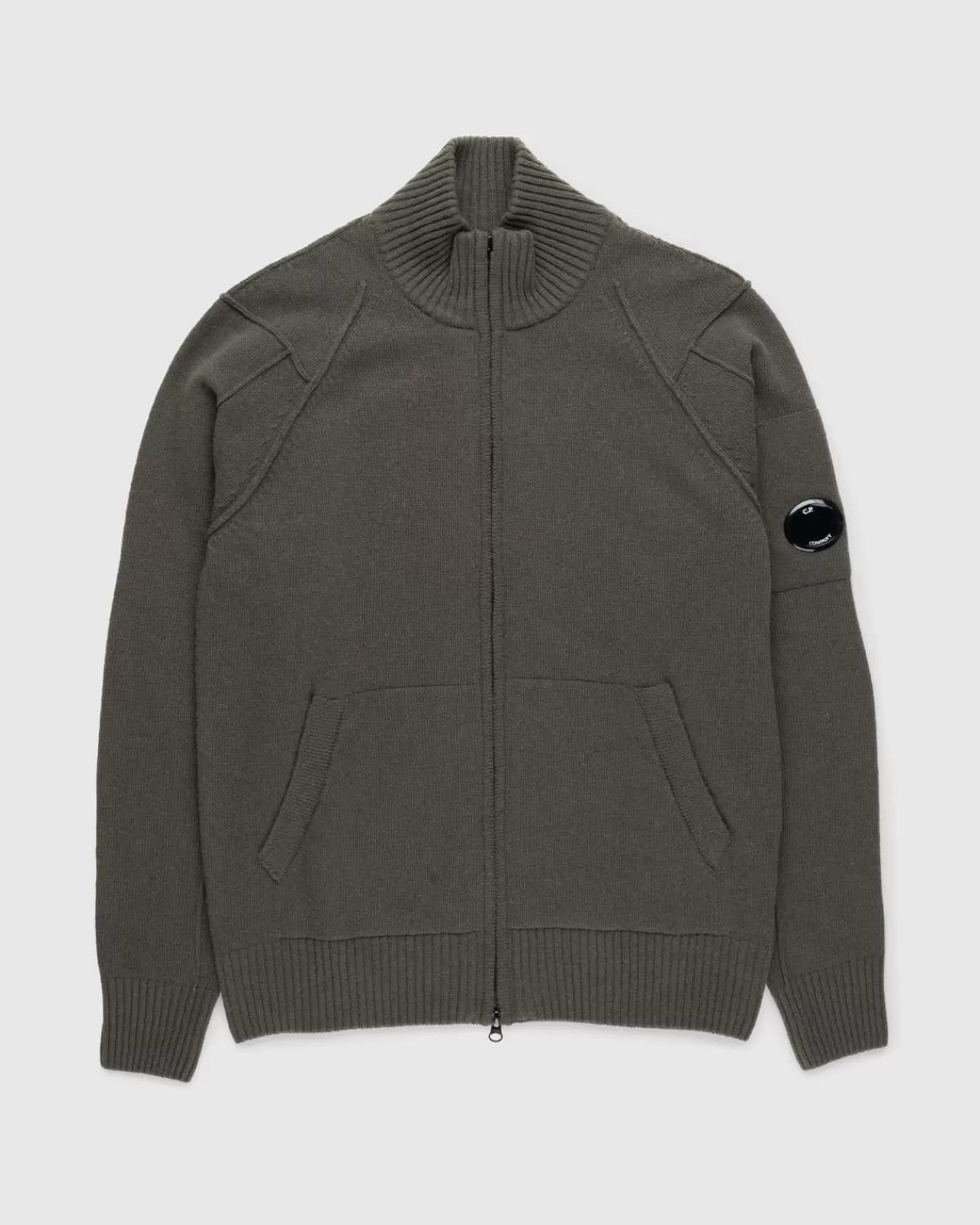 Cp Company Strickjacke Mit Reisverschluss Olive Night>C.P. Company Store