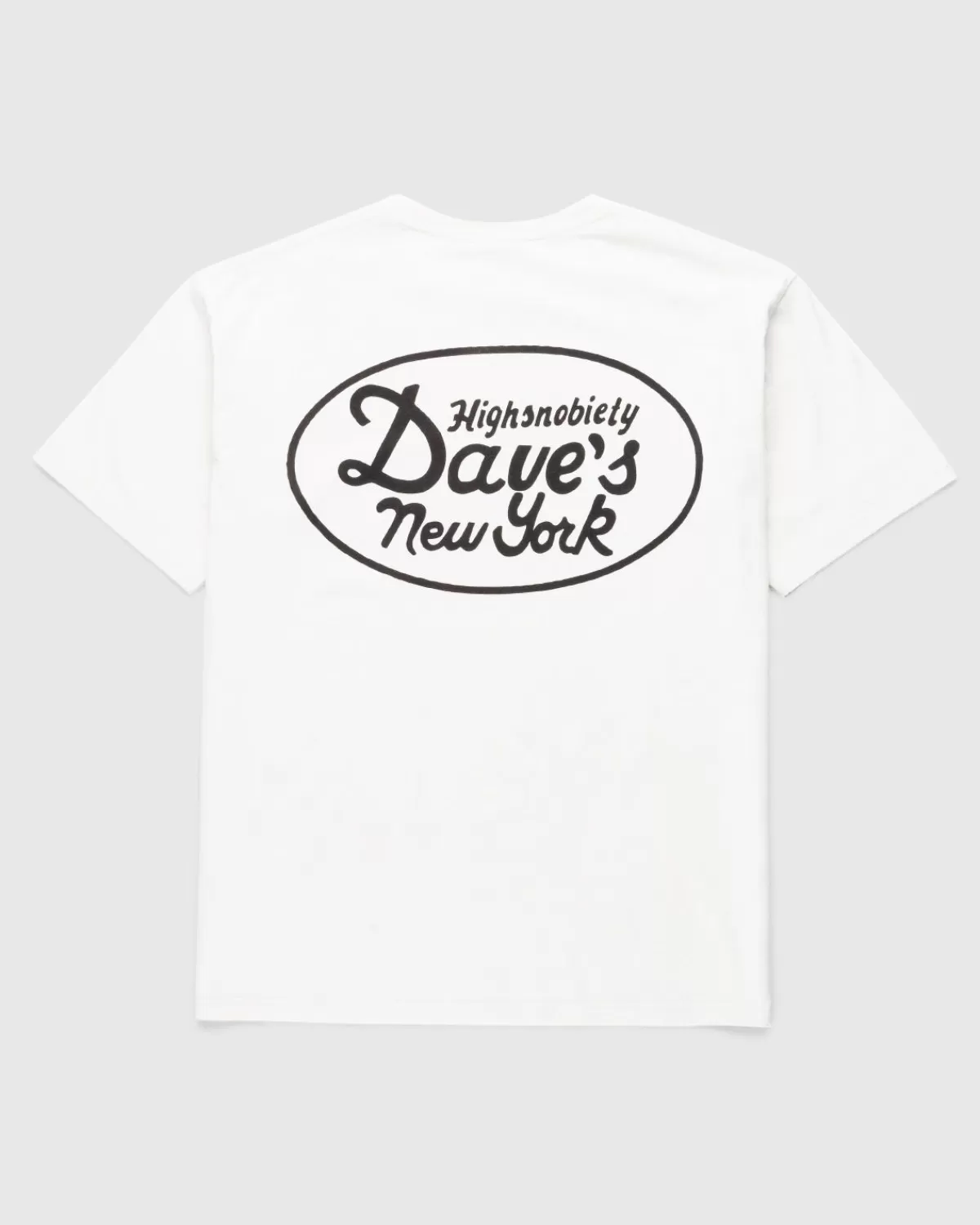 Männer Dave's New York X Highsnobiety T-Shirt Eggshell