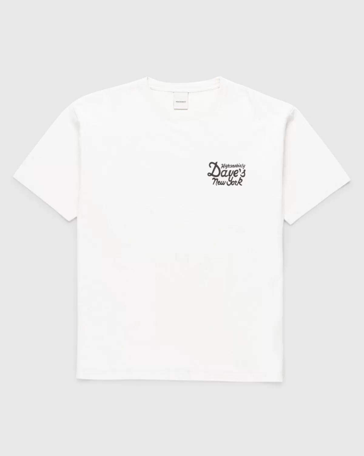 Männer Dave's New York X Highsnobiety T-Shirt Eggshell