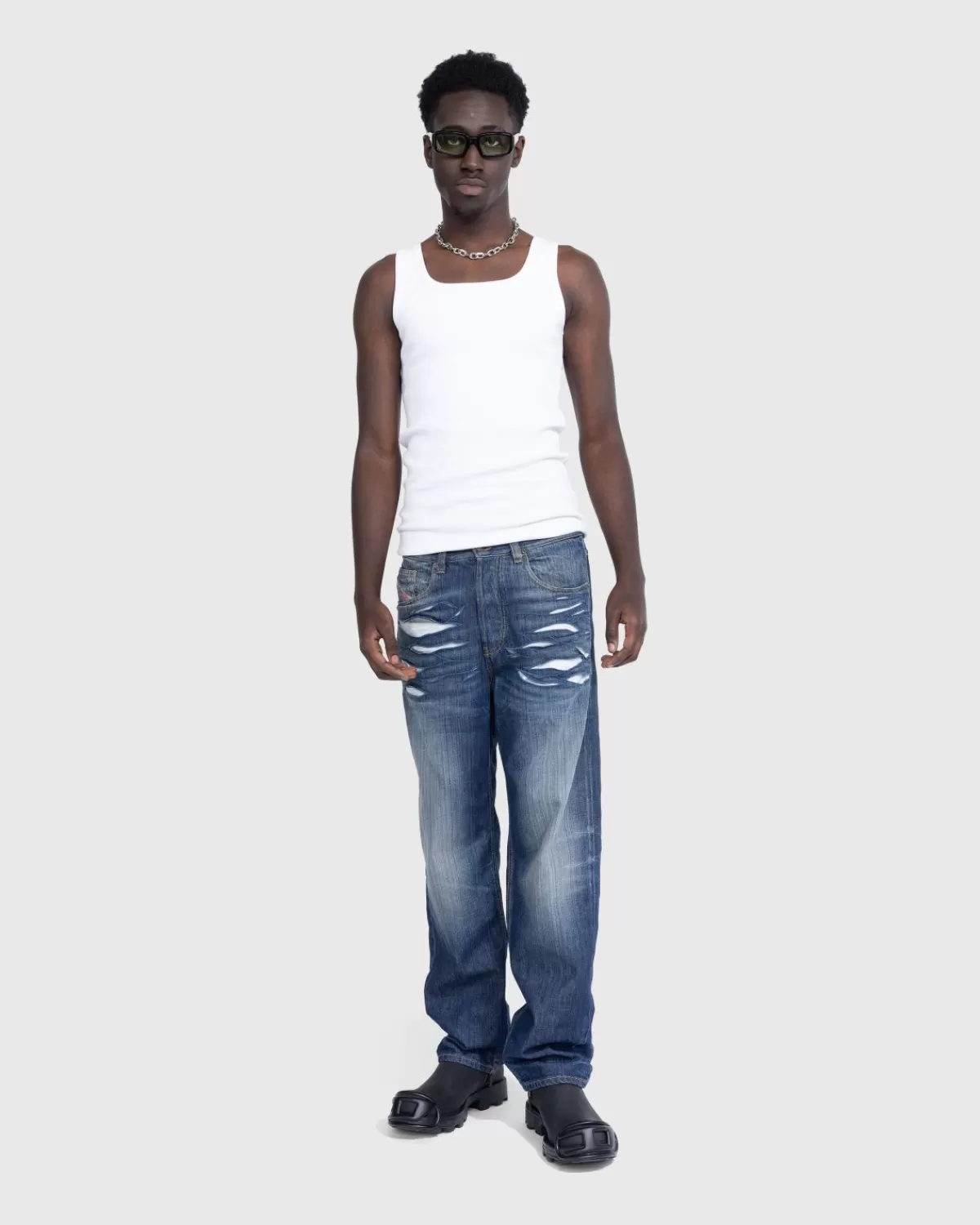 2010-D-Macs Straight Jeans Blau>Diesel Outlet