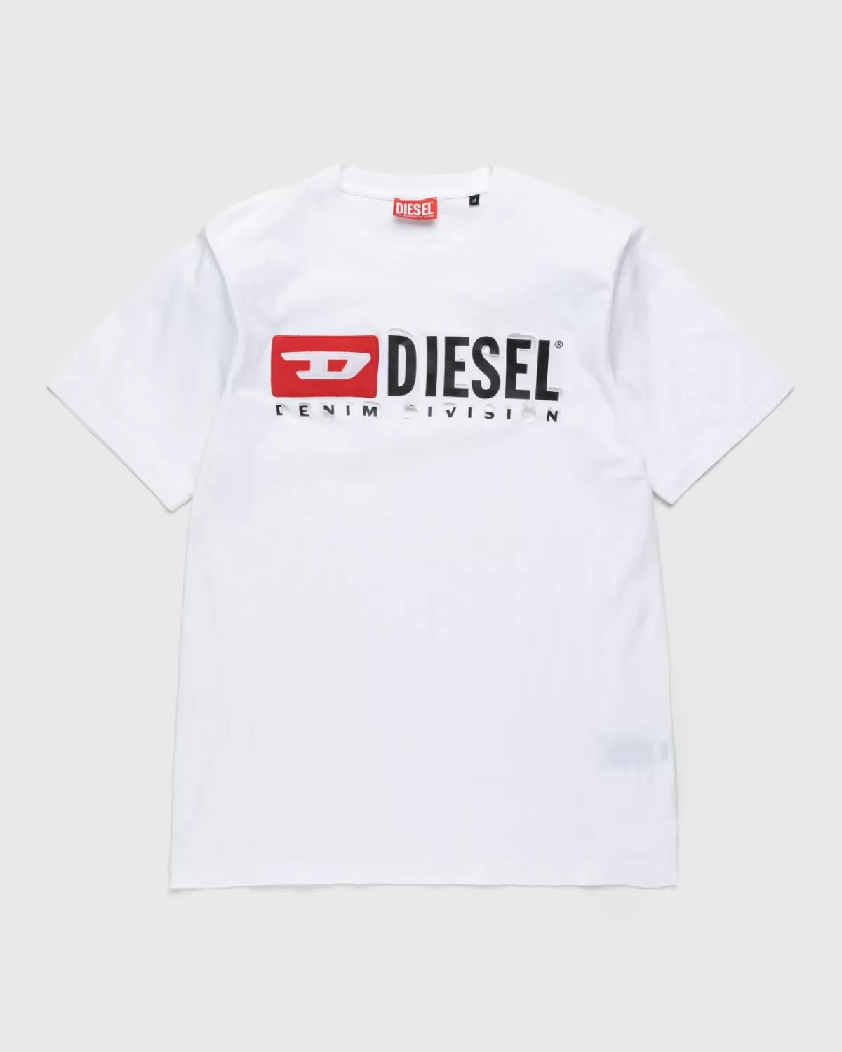 Männer Diesel Denim Division T-Shirt Weis