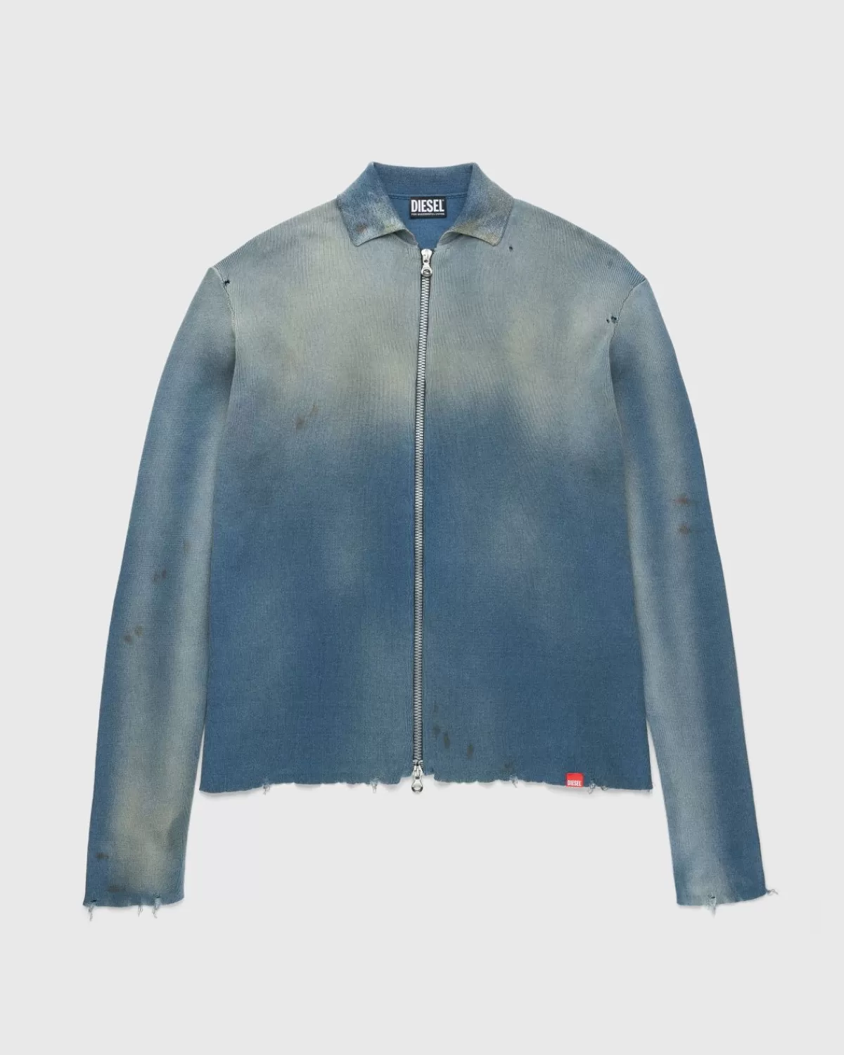 Gerippter Cardigan K-Addock Blau>Diesel Flash Sale