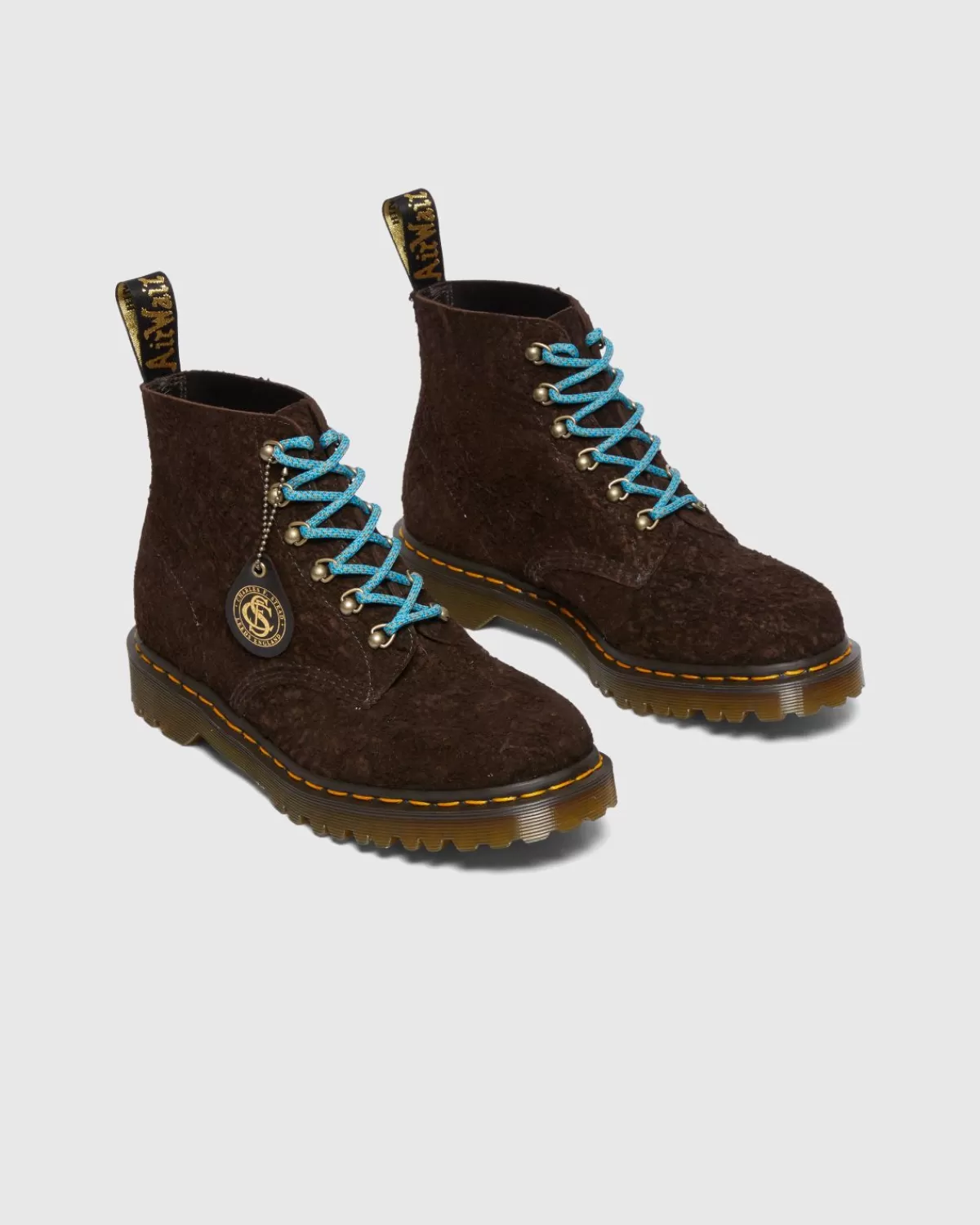 Männer Dr. Martens 101 Boot Wildleder Dunkelbraun