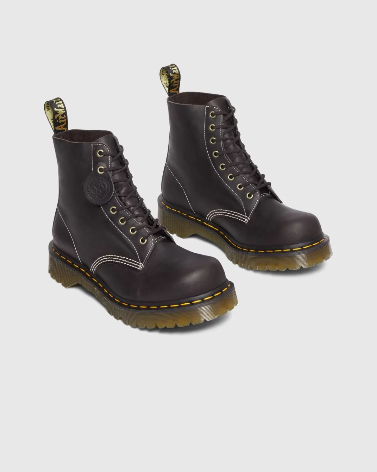 Männer Dr. Martens 1460 Pascal Charcoal Grey Phoenix