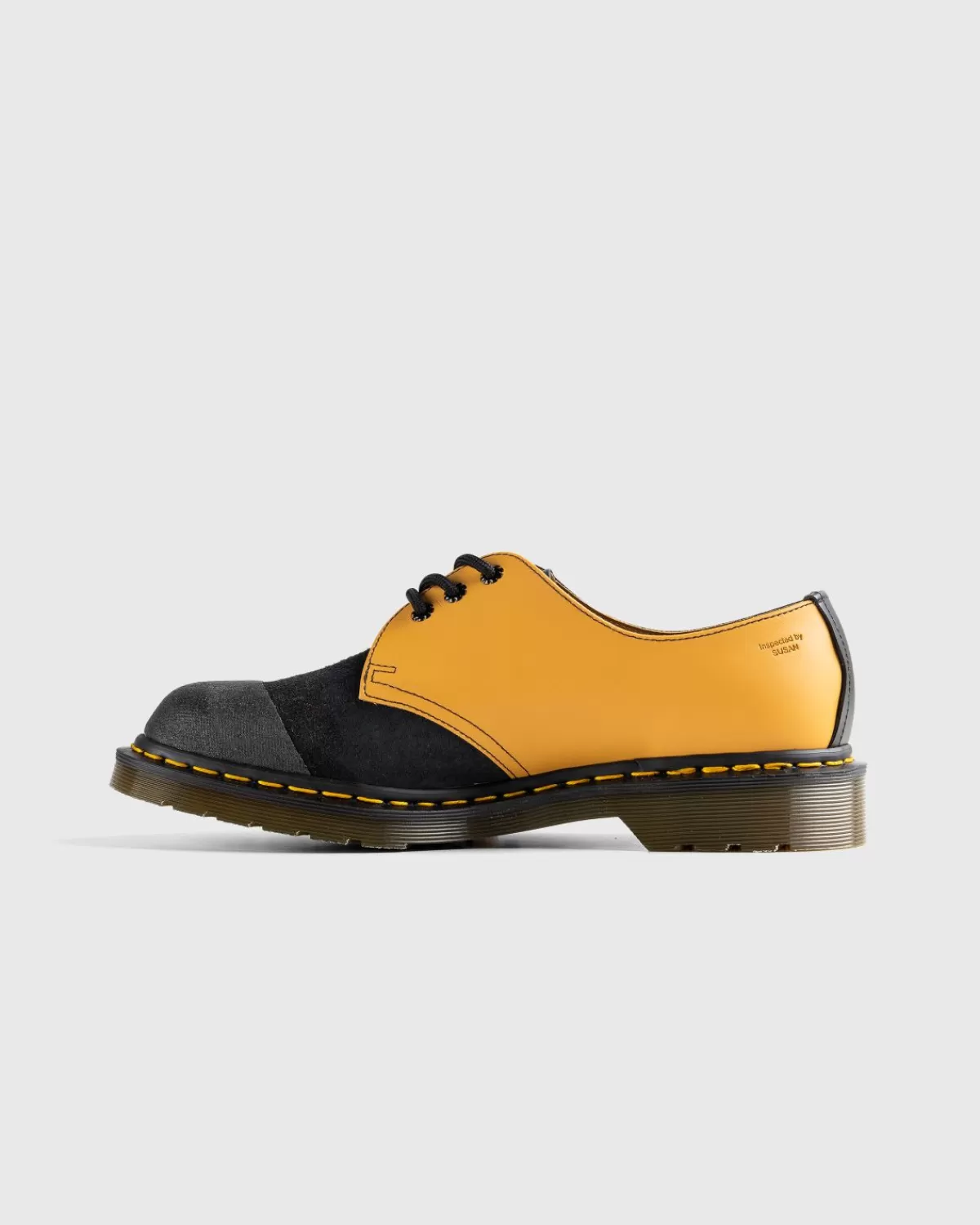 Männer Dr. Martens 1461 Reverse Black+Tan Smooth+Nappa