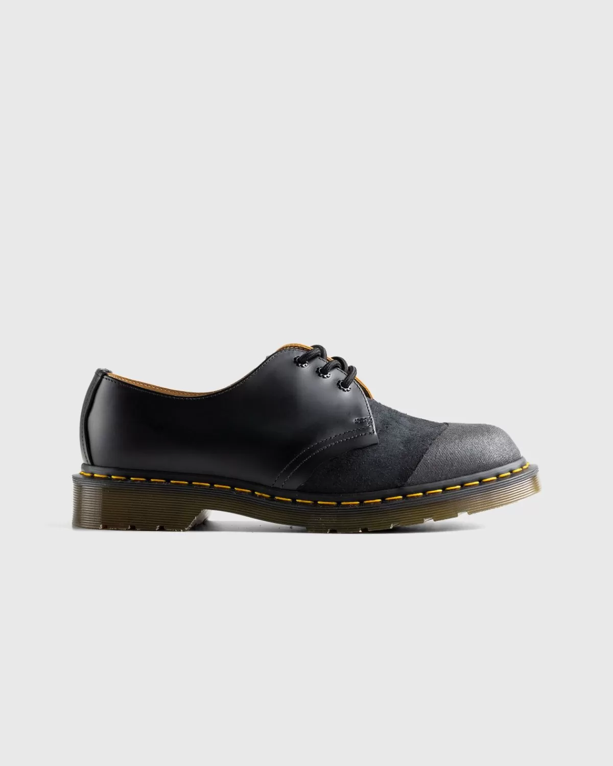 Männer Dr. Martens 1461 Reverse Black+Tan Smooth+Nappa