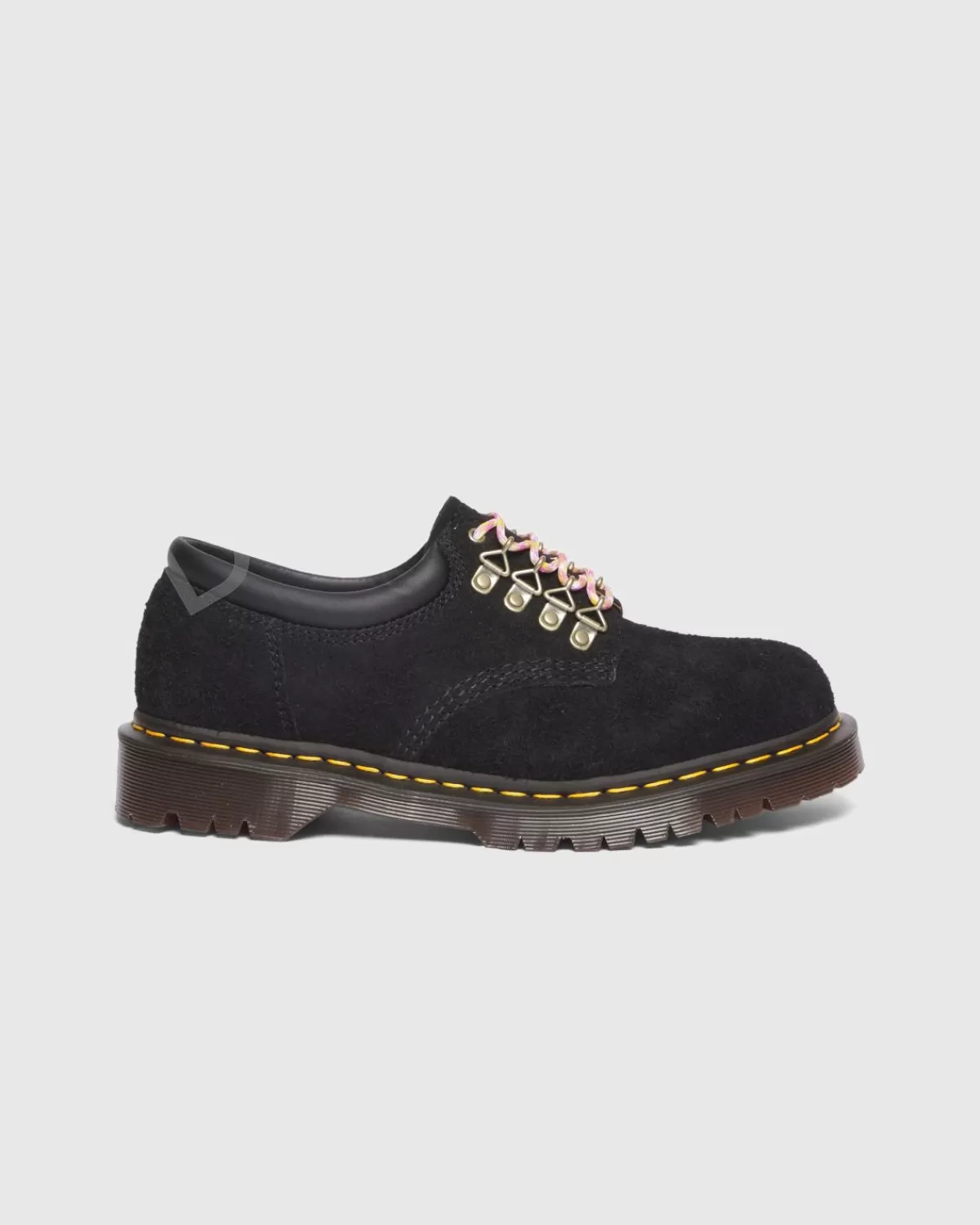 Männer Dr. Martens 8053 Schwarzes, Langfloriges Wildleder