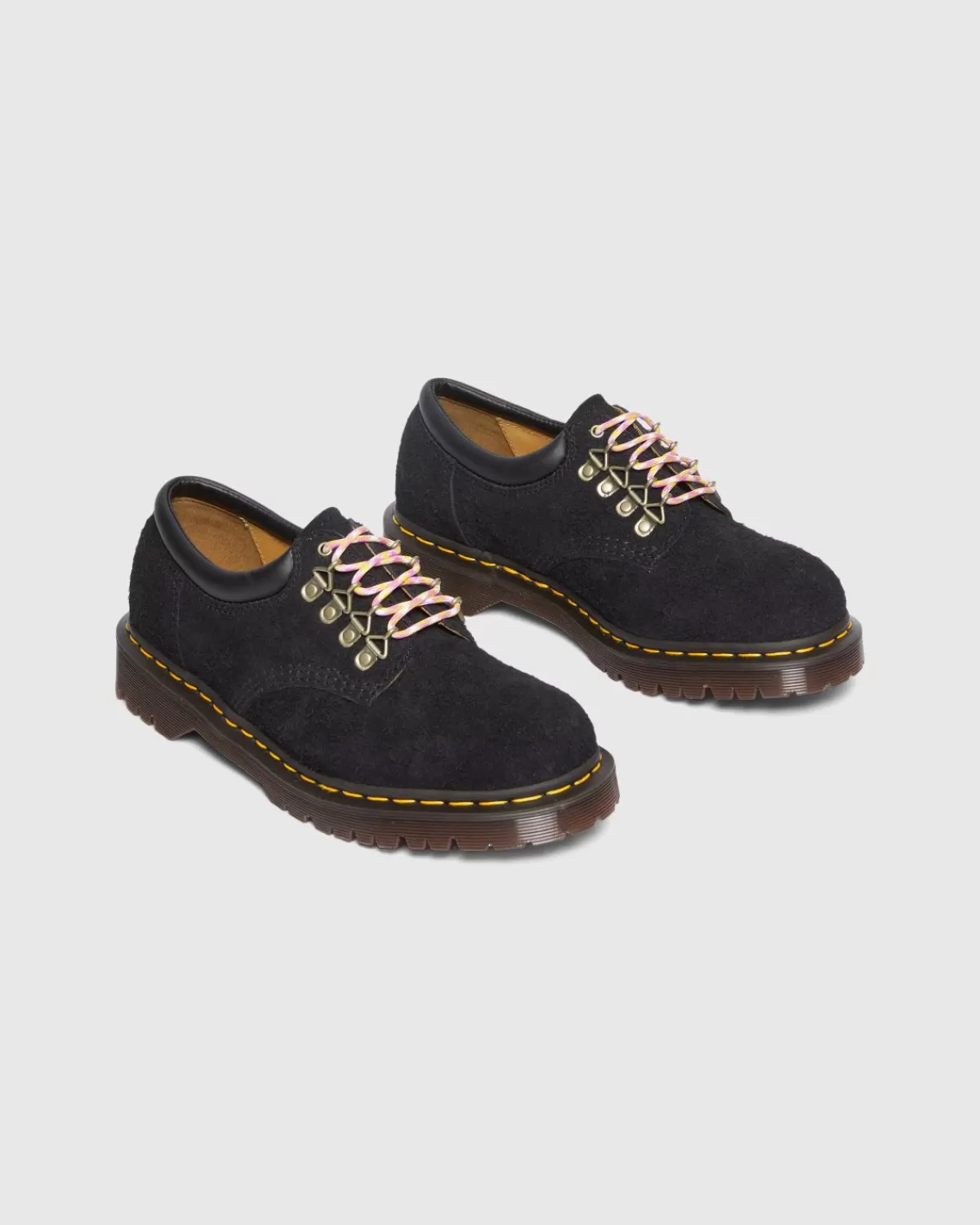 Männer Dr. Martens 8053 Schwarzes, Langfloriges Wildleder