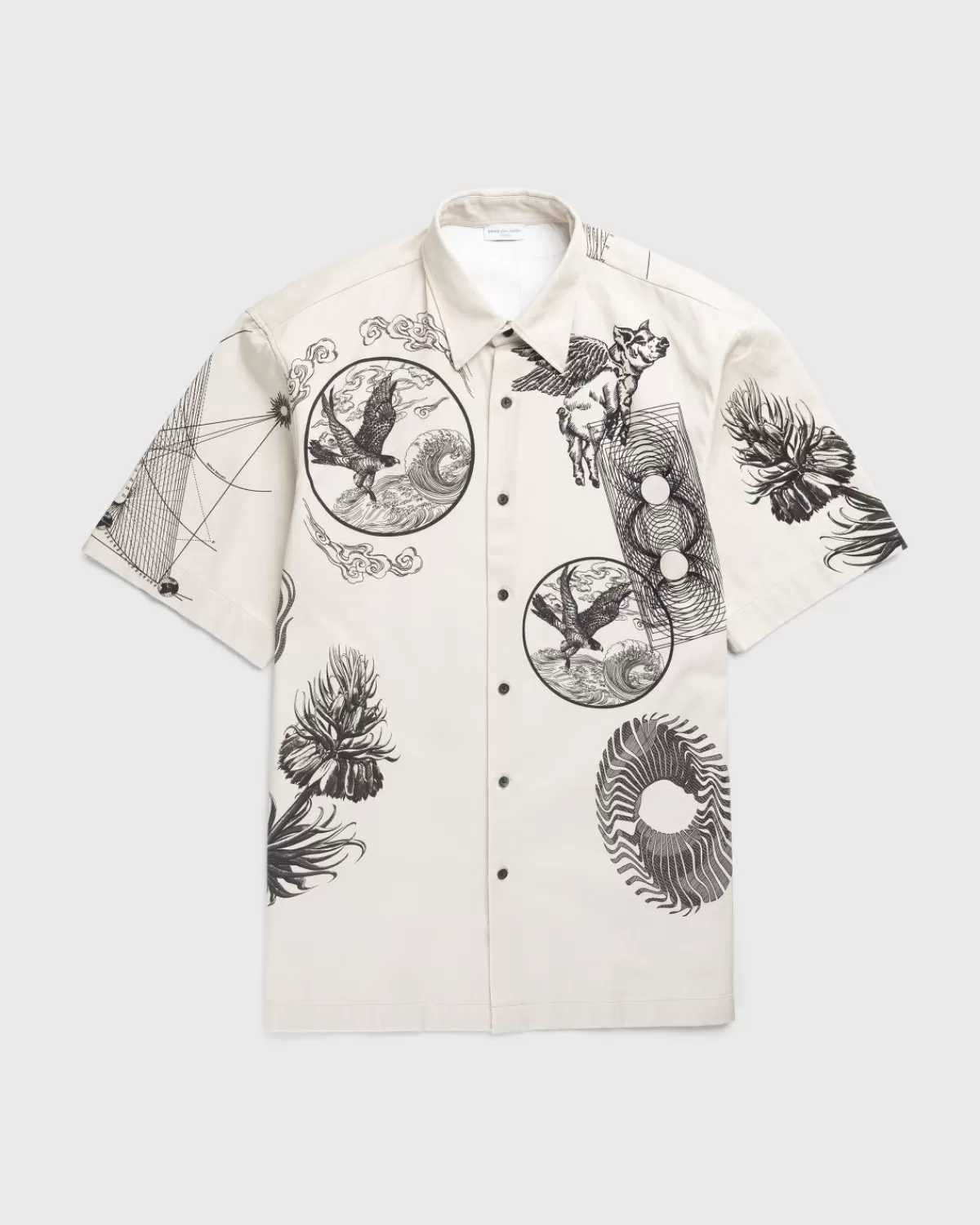 Cassidye Shirt Cement>Dries van Noten Outlet