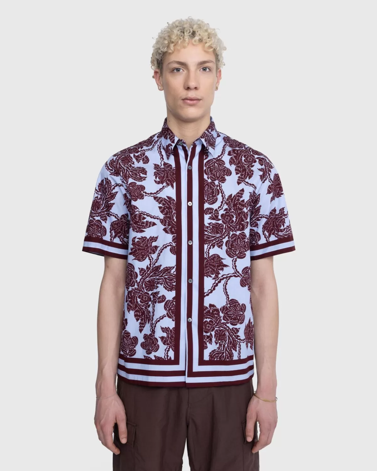 Clasen Hemd Burgund>Dries van Noten Sale