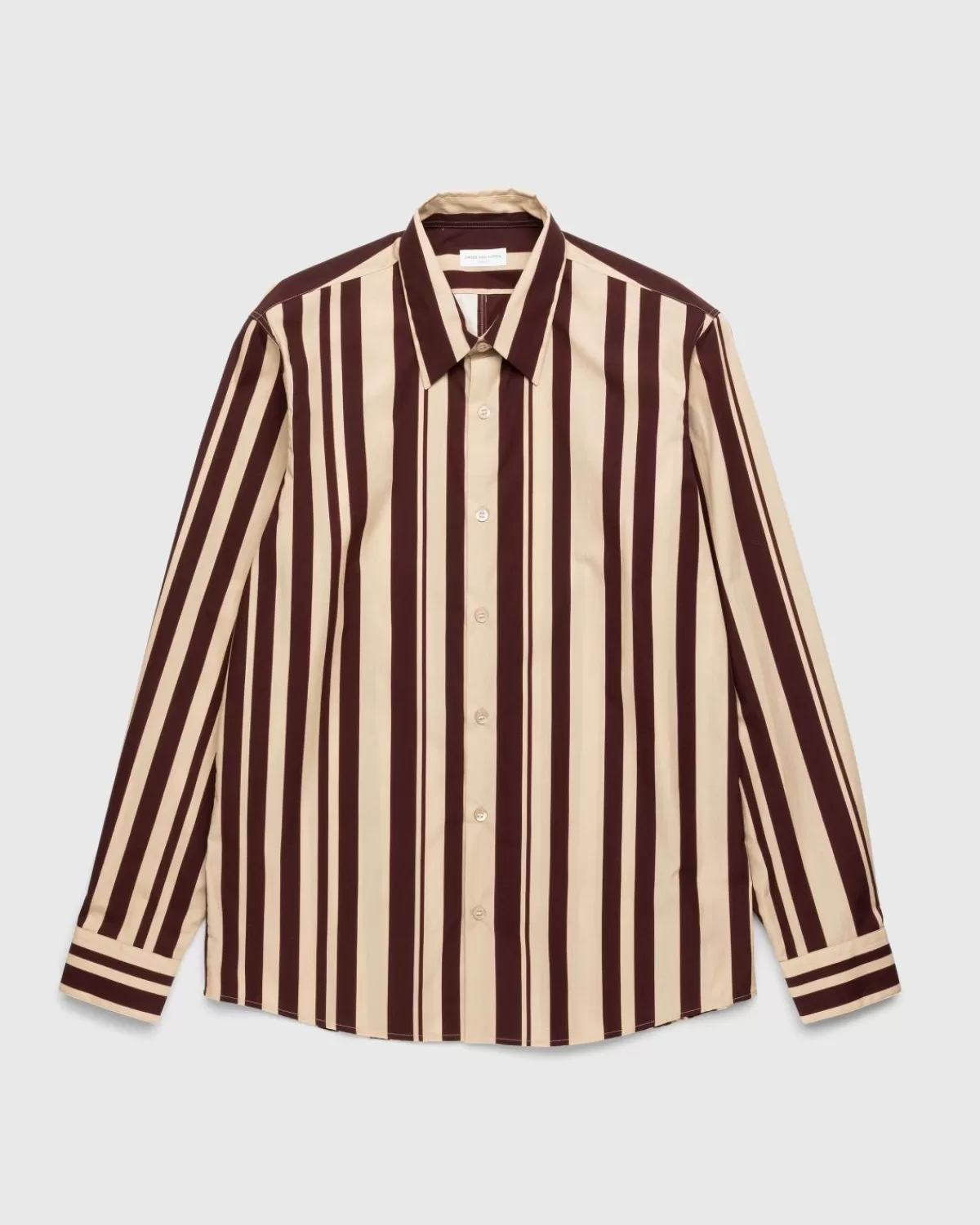 Curle-Hemd Burgund>Dries van Noten Outlet