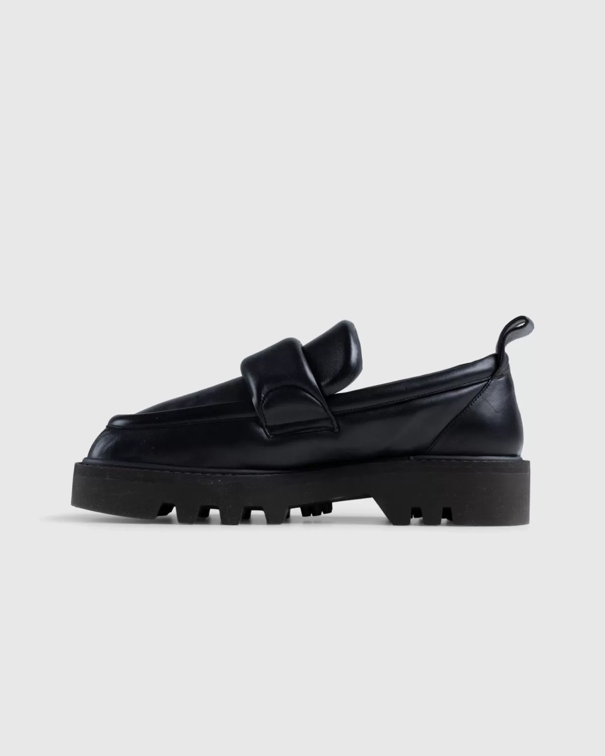 Männer Dries van Noten Gepolsterte Leder-Loafer Schwarz