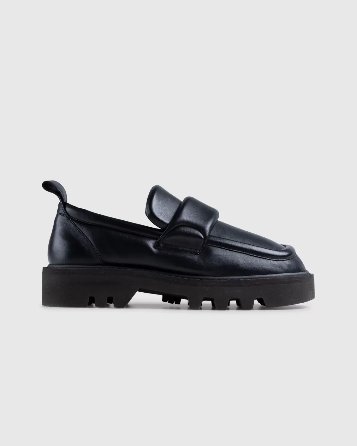 Männer Dries van Noten Gepolsterte Leder-Loafer Schwarz