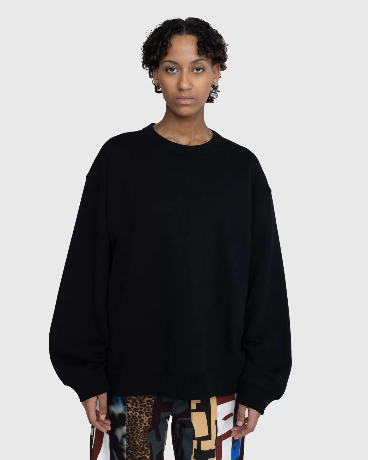 Männer Dries van Noten Hax Crewneck Schwarz