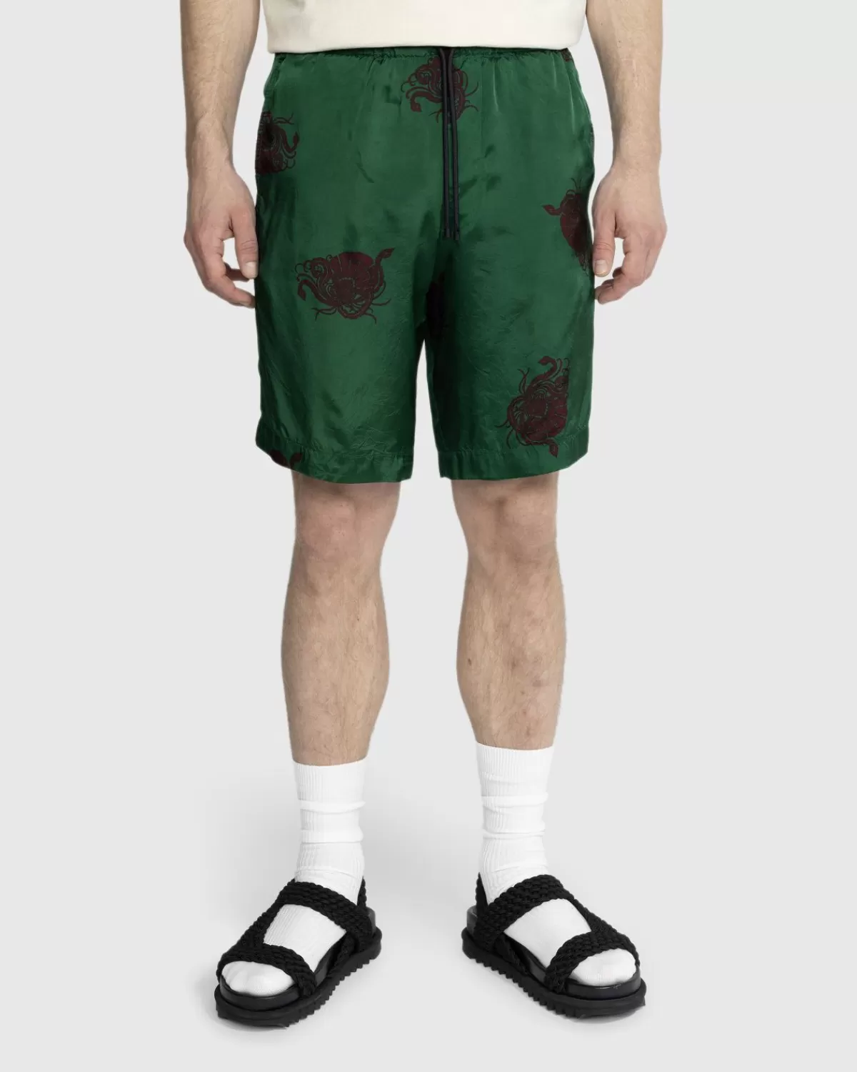 Piperi Shorts Grun>Dries van Noten Fashion