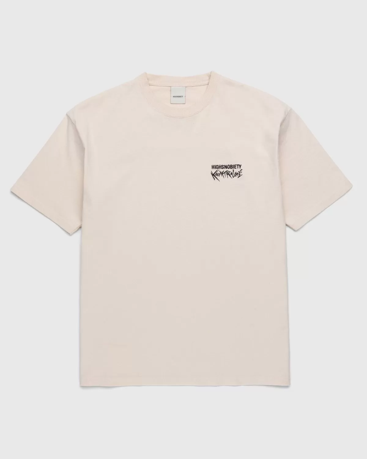 Männer École Kourtrajmé Ecole Kourtrajme X Highsnobiety Kurzarm-T-Shirt Eggshell