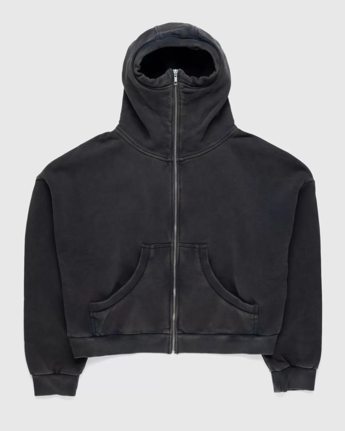 Männer Entire Studios Full Zip (Hoodie) In Verwaschenem Schwarz