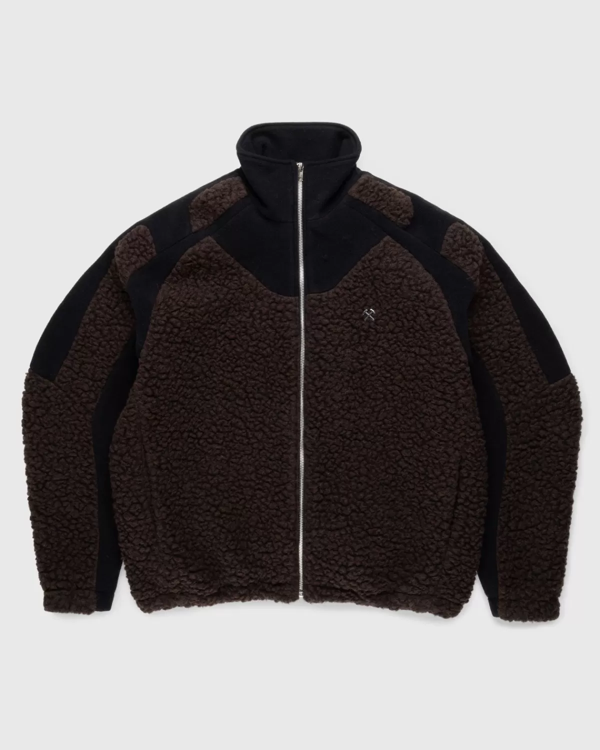 Fleecejacke Ercan Schwarz/Braun>GmbH Store