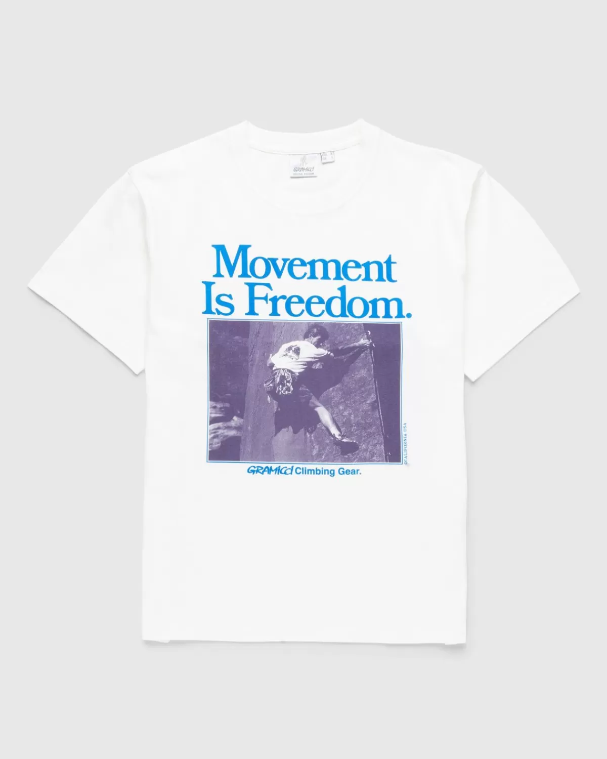 Männer Gramicci Movement Tee Weis