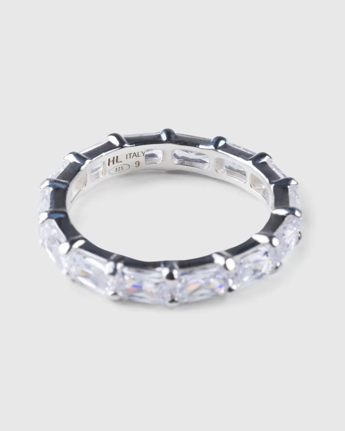 Männer Hatton Labs Horizon Eternity Ring Silber/Weis