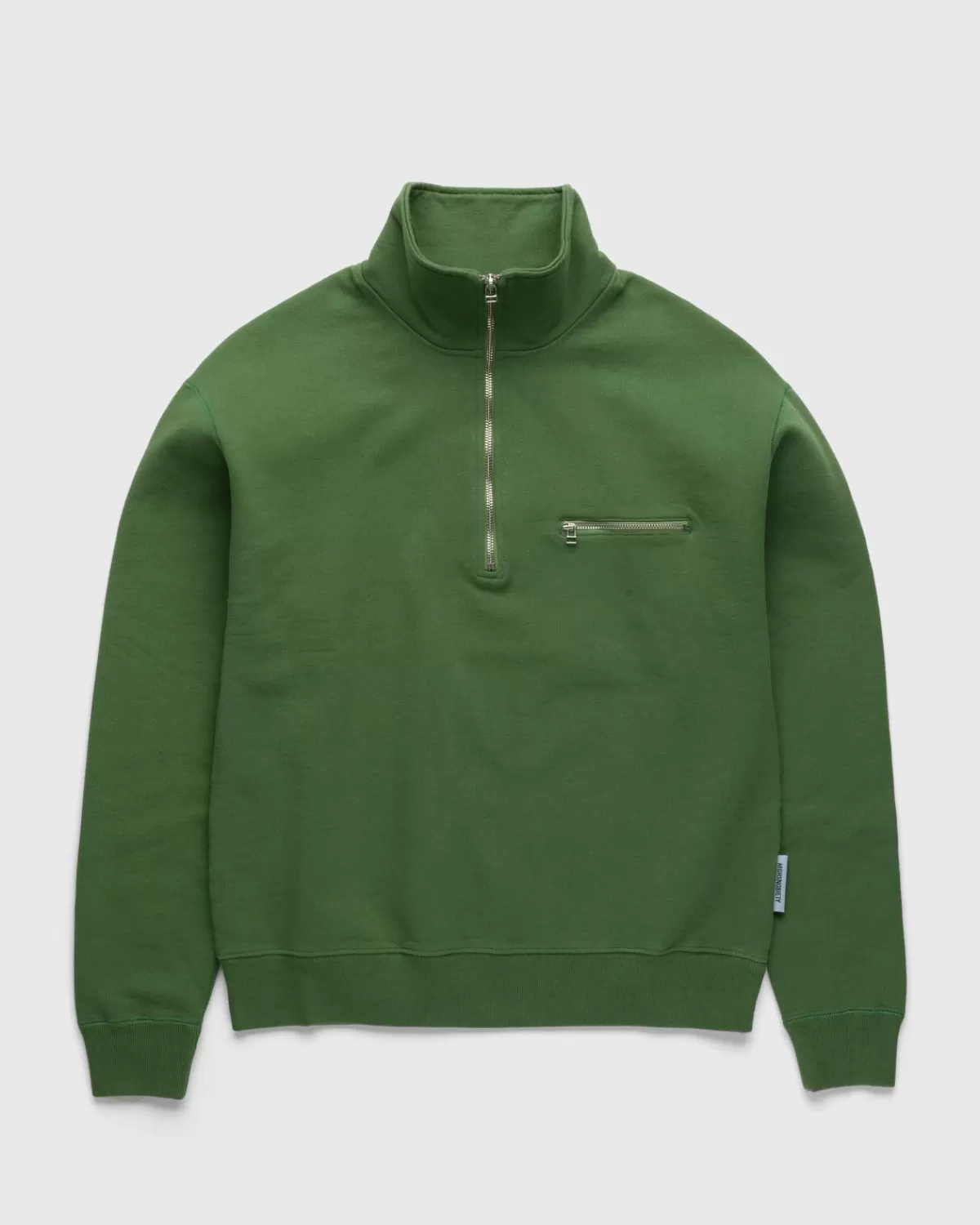 Männer Highsnobiety Classic Quarter Zip Fleece Olive