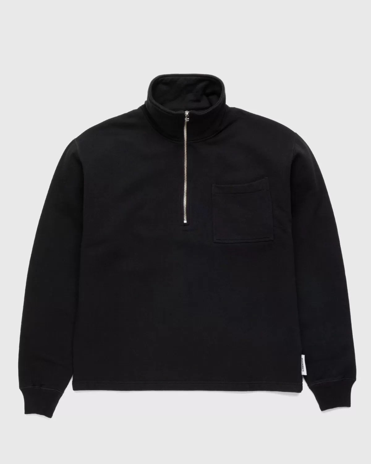 Männer Highsnobiety Fleece Quarter Zip Schwarz