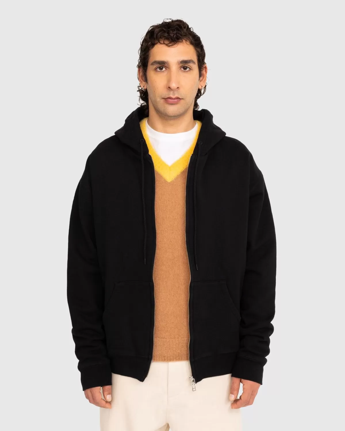 Männer Highsnobiety Fleece-Hoodie Schwarz