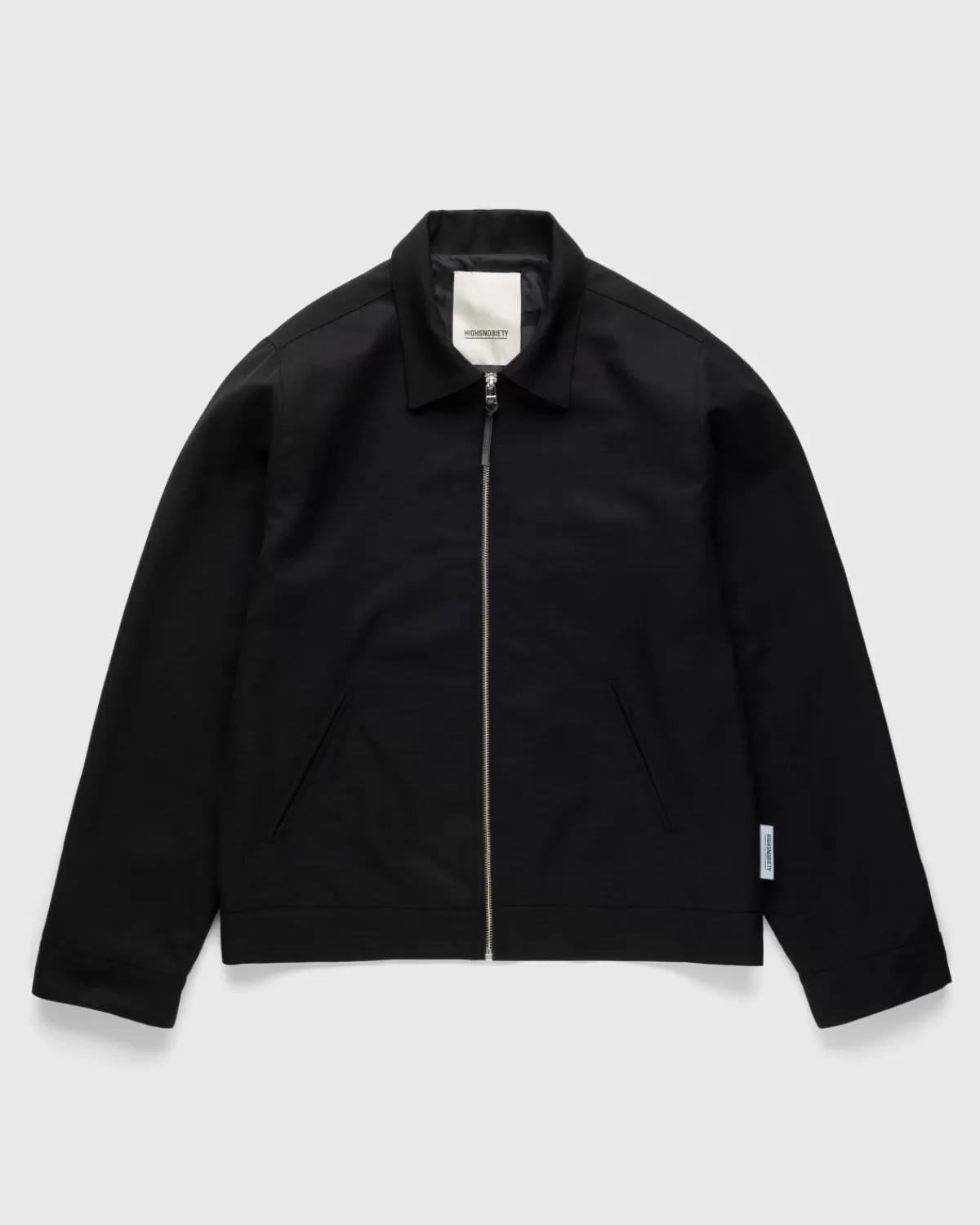 Garagenjacke Aus Wollmischung In Schwarz>Highsnobiety Sale