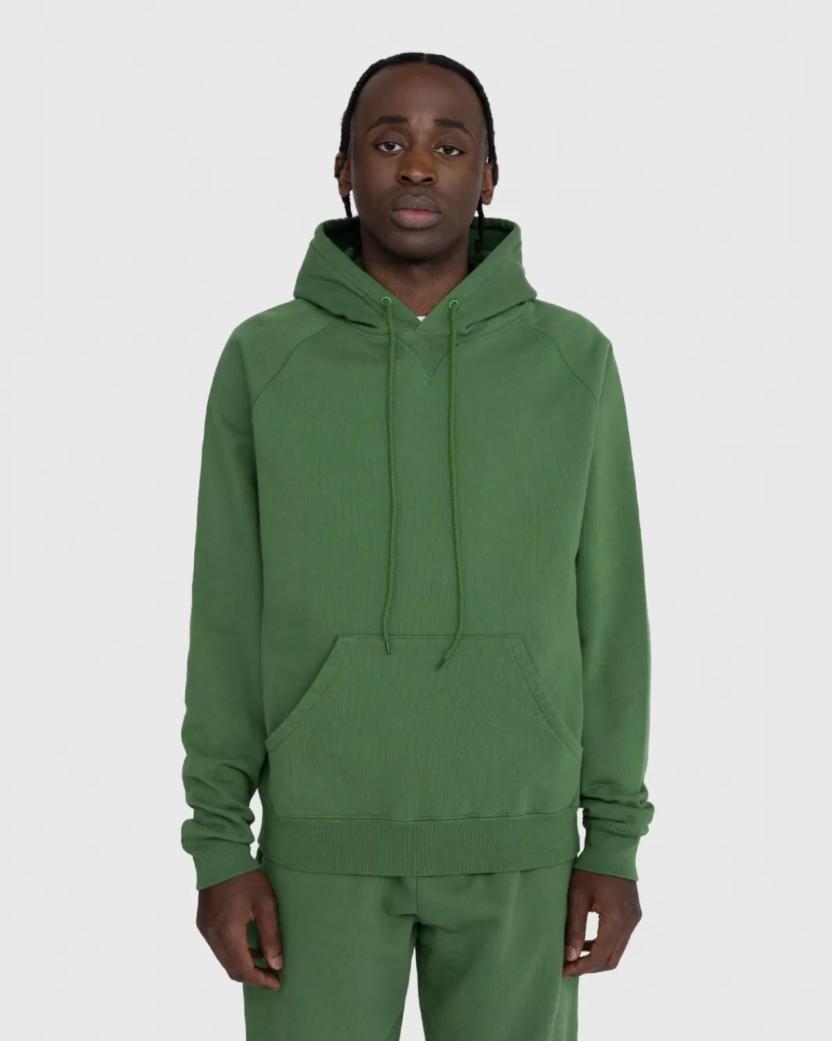 Männer Highsnobiety Heavy Fleece Hoodie Dunkelgrun