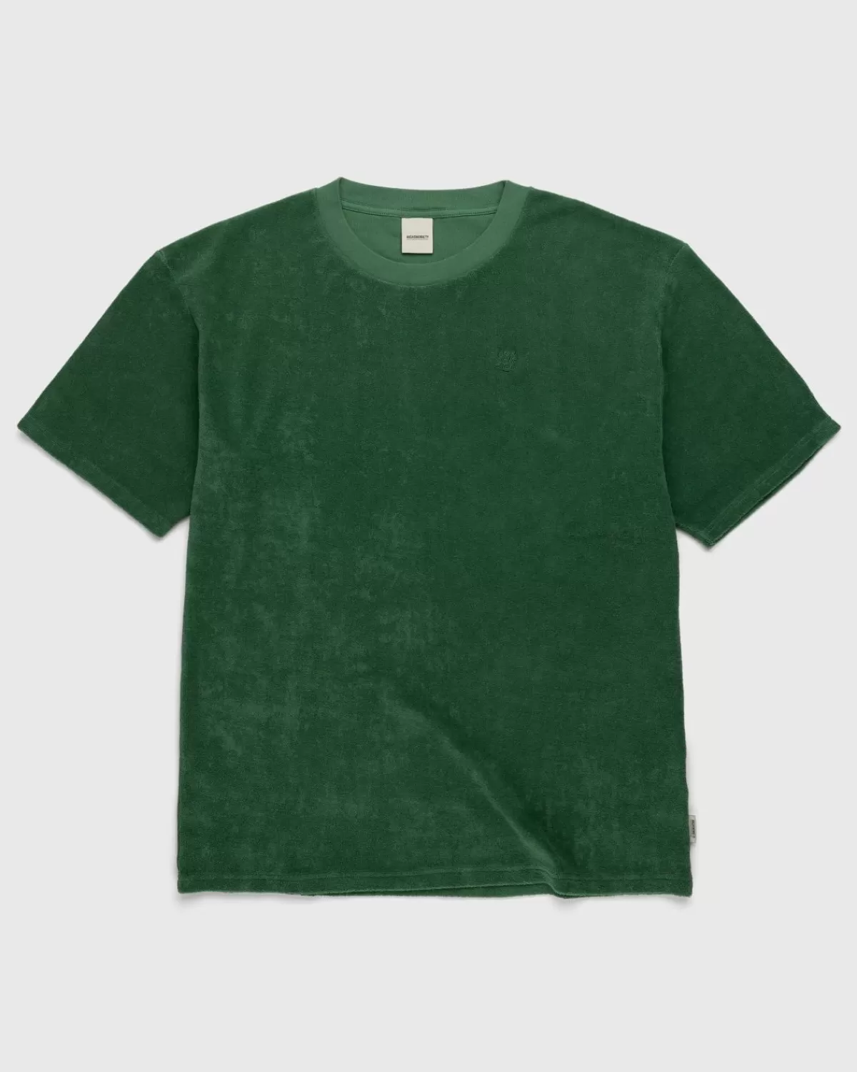 Männer Highsnobiety Hs Logo Reverse Terry T-Shirt Grun