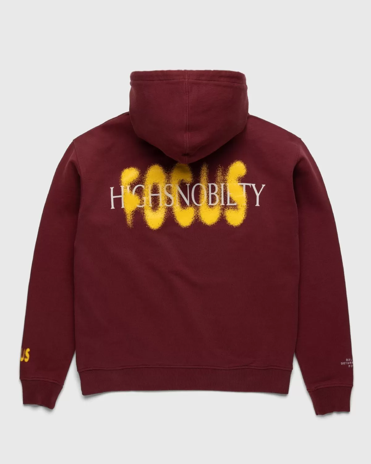 Männer Highsnobiety Hs Sports Focus Hoodie Bordeaux