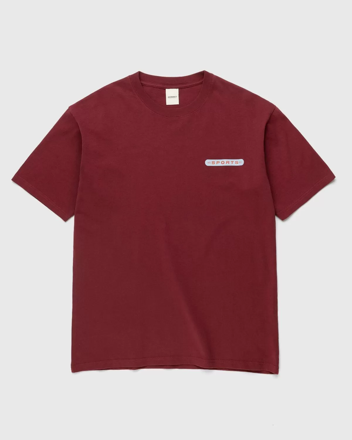 Männer Highsnobiety Hs Sports Round 01 T-Shirt Burgund