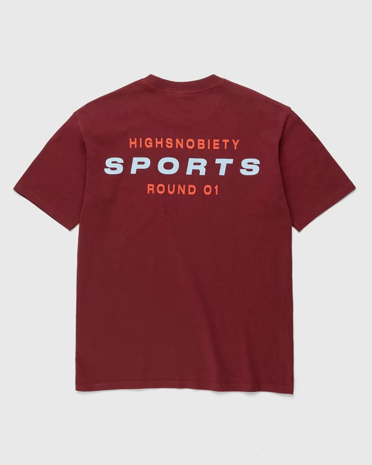 Männer Highsnobiety Hs Sports Round 01 T-Shirt Burgund