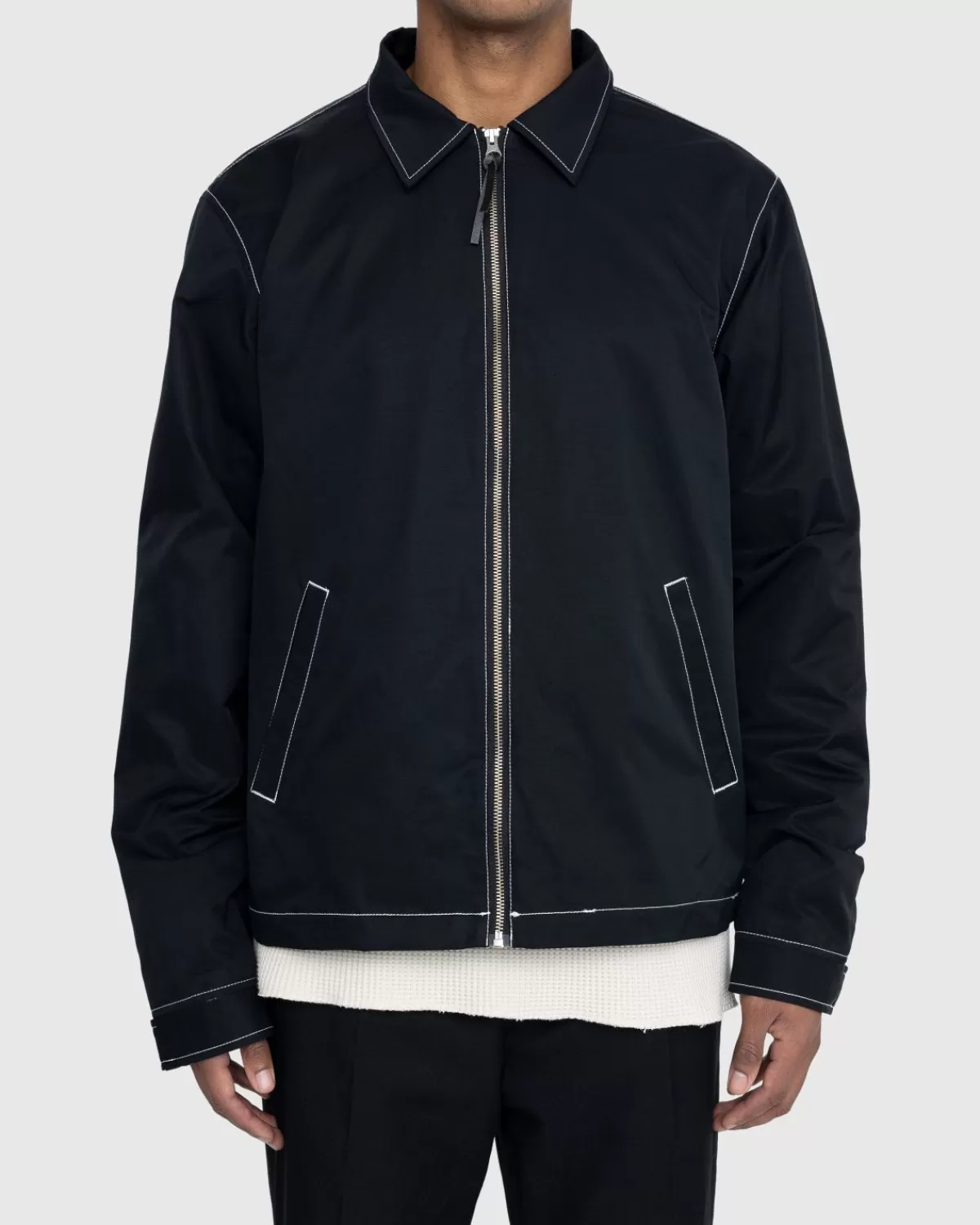 Jacke Aus Geburstetem Nylon In Schwarz>Highsnobiety Hot