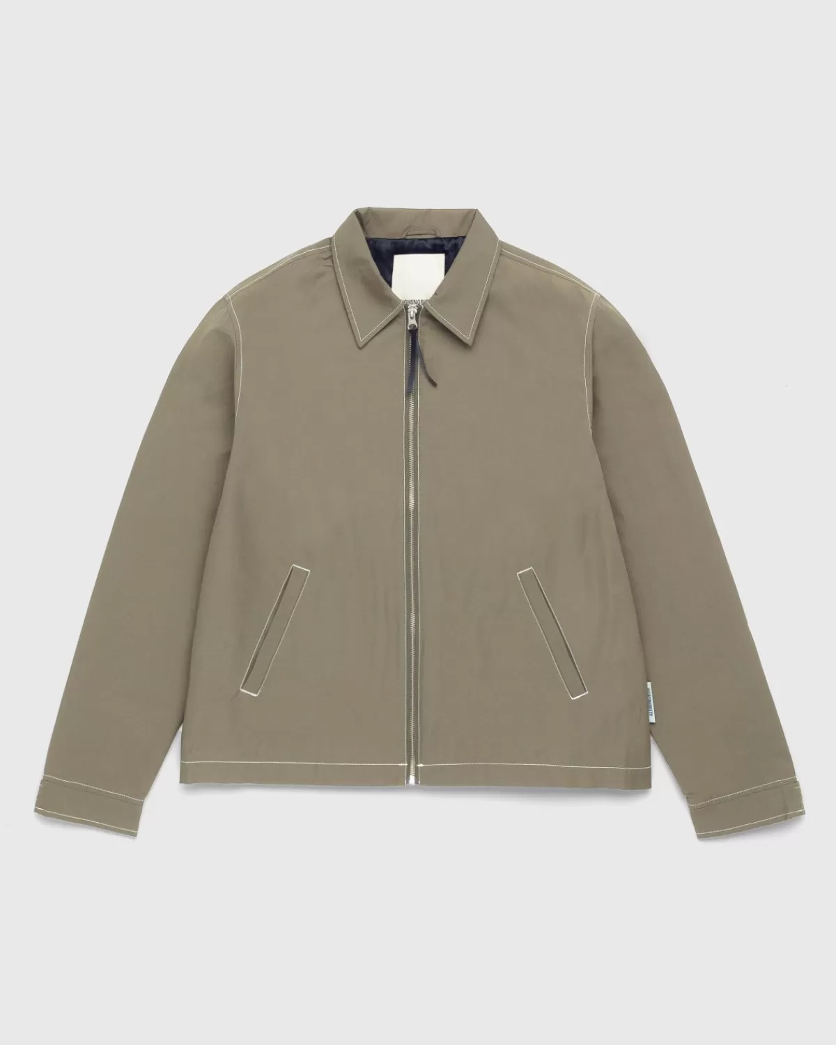 Jacke Aus Geburstetem Nylon Olive>Highsnobiety Hot