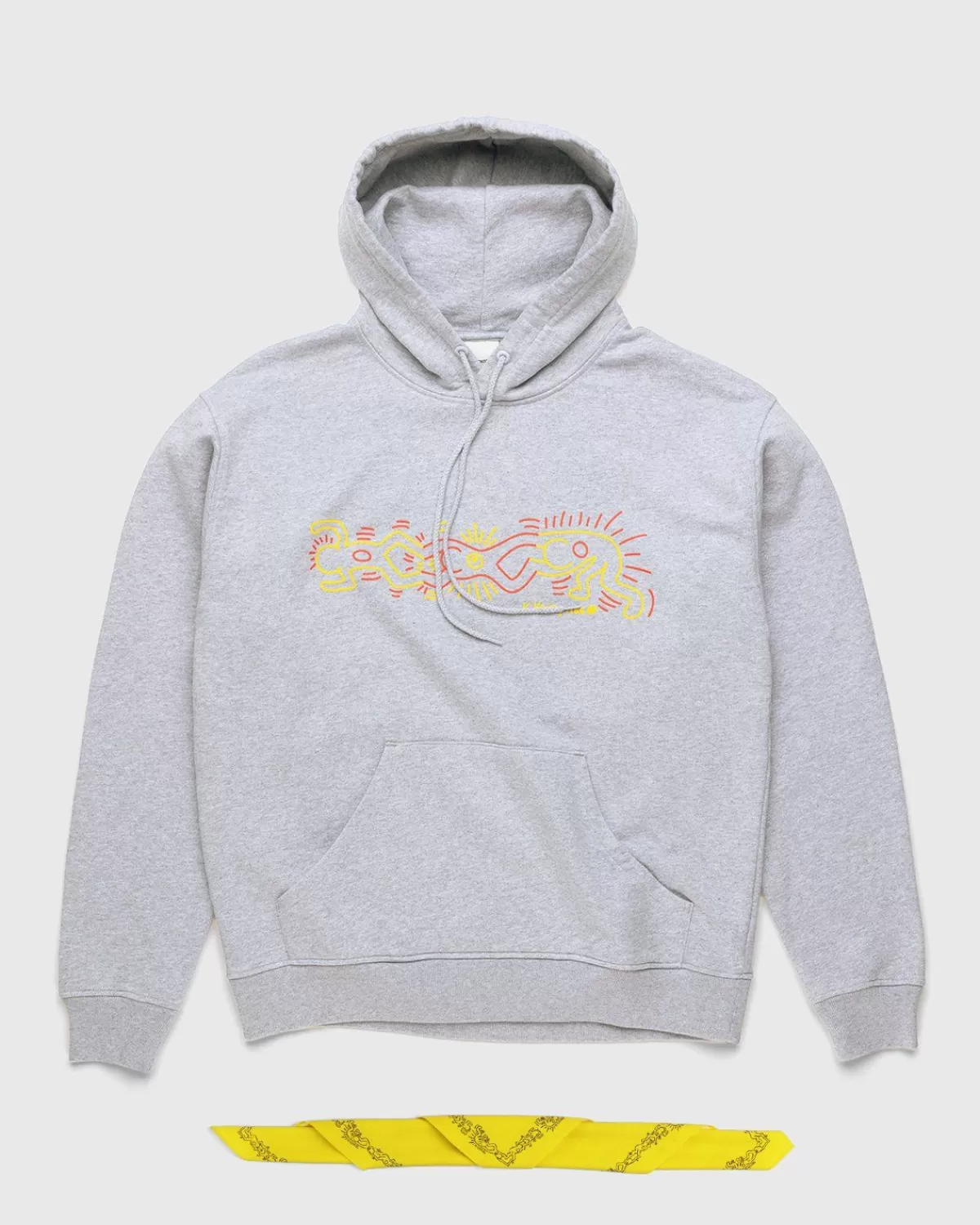 Männer Highsnobiety Keith Haring Hoodie Grau