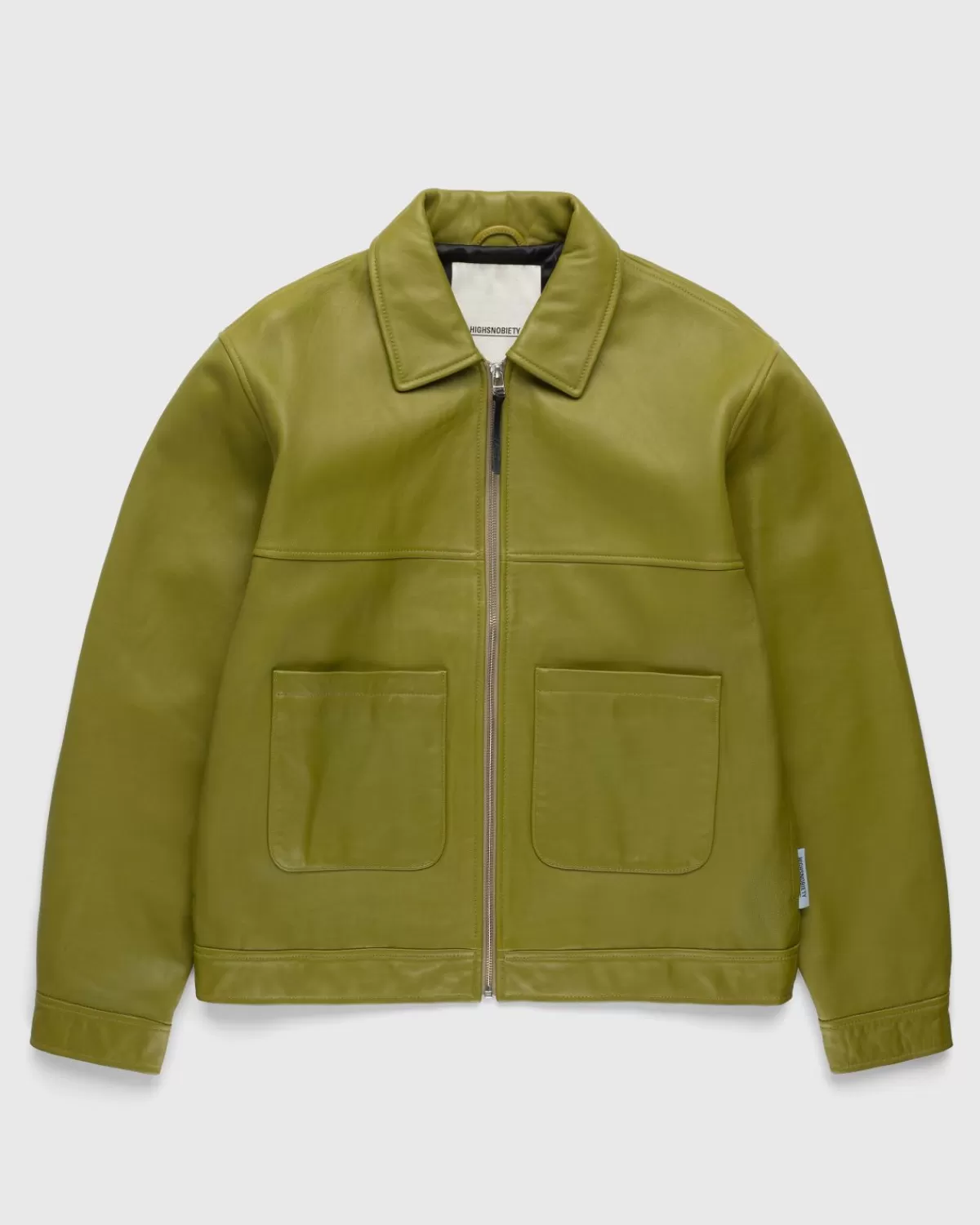 Lederjacke Olivgrun>Highsnobiety Clearance